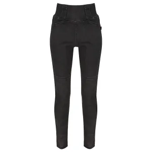 MotoGirl® Melissa Grey Jean Jeggings