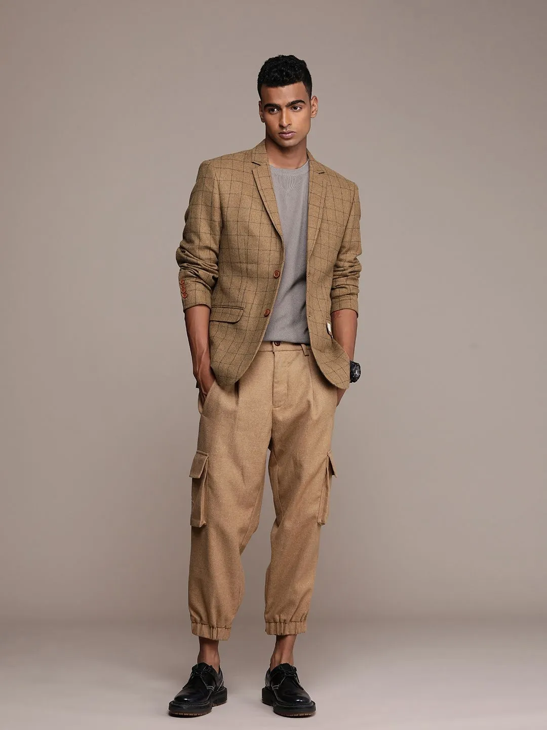 Mr Bowerbird Checked Tailored Fit Casual Blazers