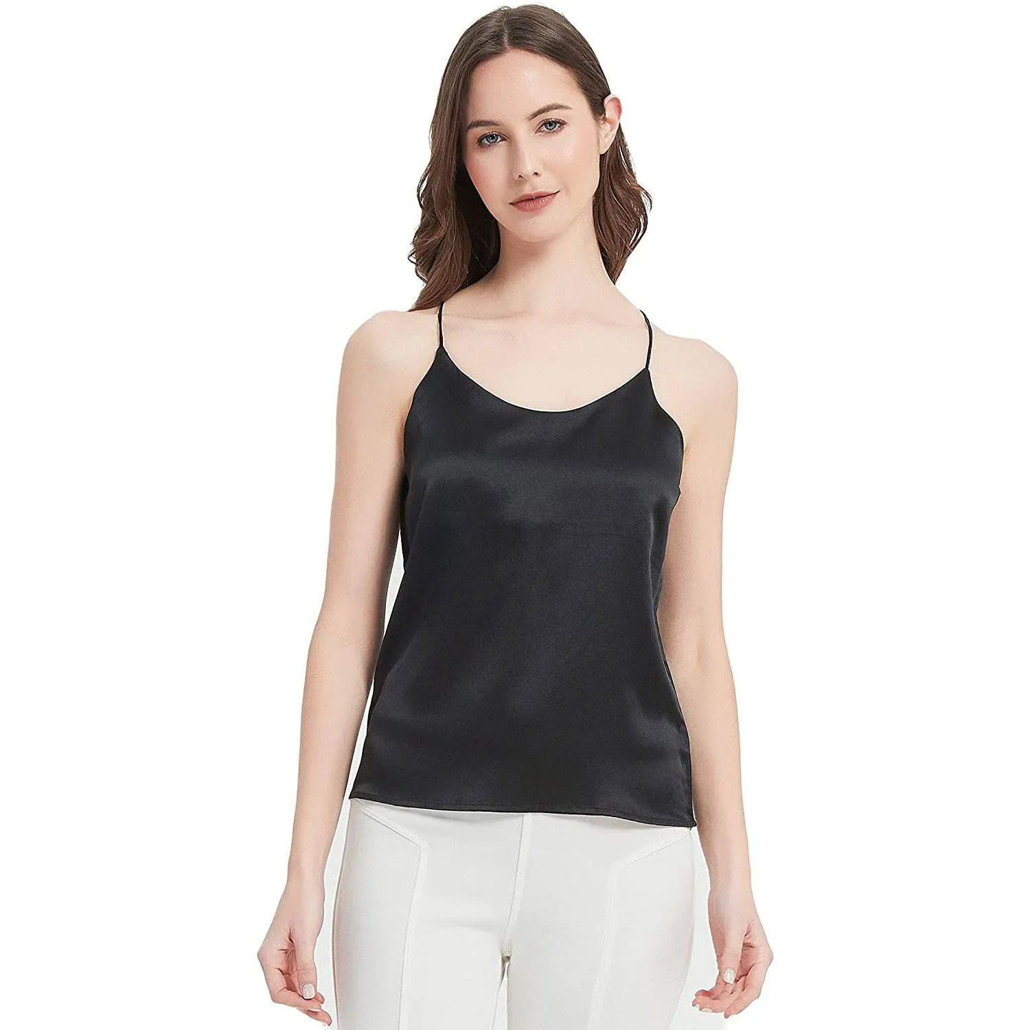 Mulberry Women Silk Camisole Ladies Tops Shirt