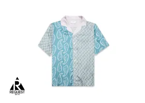 Multi Paisley Button Down Tee "Multicolor"