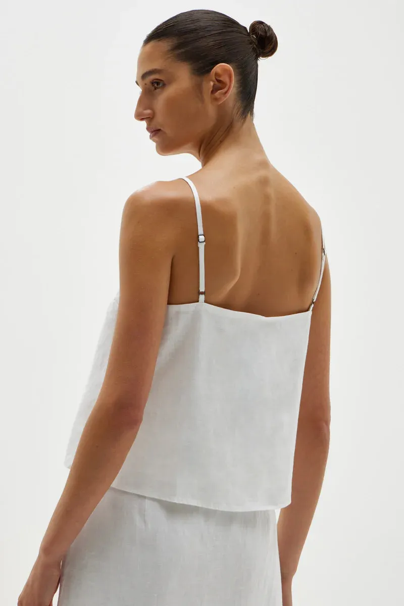 Neva Linen Cami White