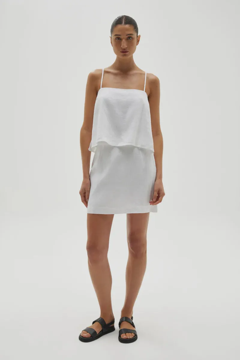 Neva Linen Cami White
