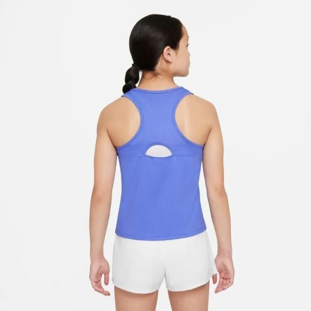 Nike Girls' Dri-FIT Victory Tank (Sapphire/White)