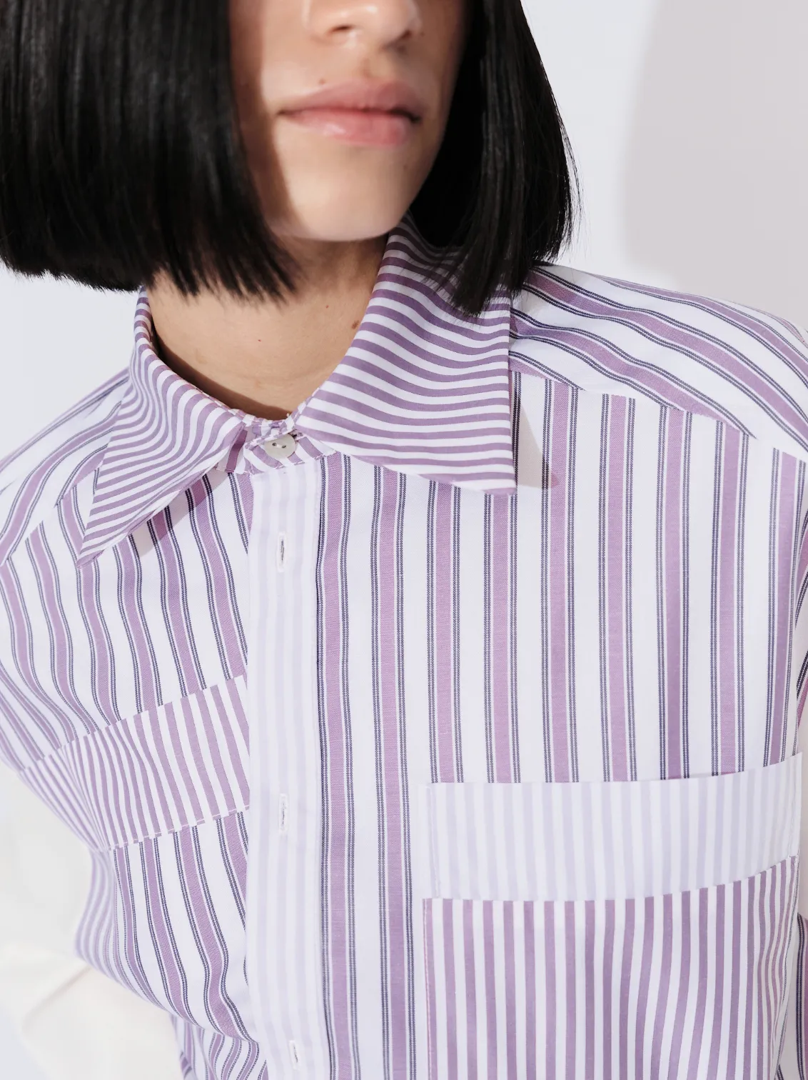 NORTE BLOUSE -MIL RAYAS LILA