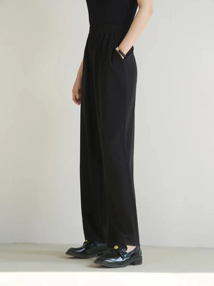 Obsidian Phoenix Elegant Full-Length Women’s Trousers