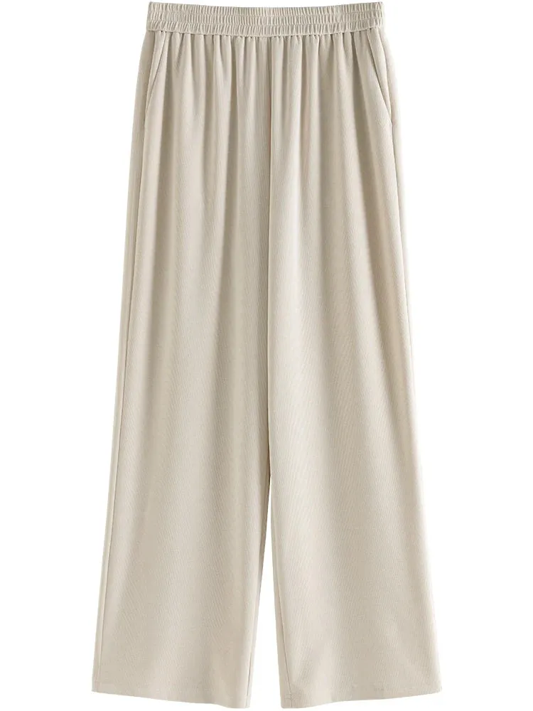 Obsidian Phoenix Elegant Full-Length Women’s Trousers