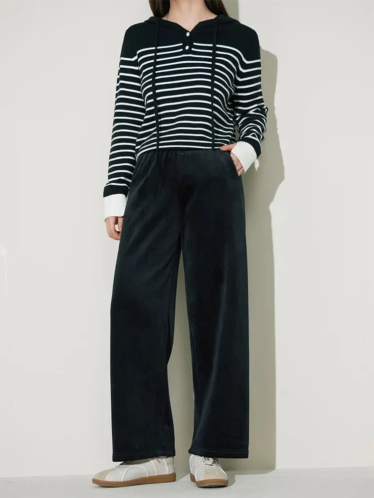 Obsidian Phoenix Elegant Full-Length Women’s Trousers