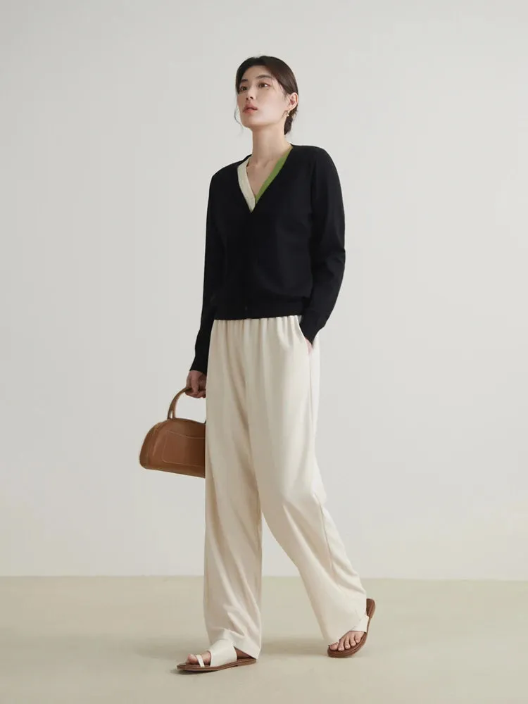 Obsidian Phoenix Elegant Full-Length Women’s Trousers