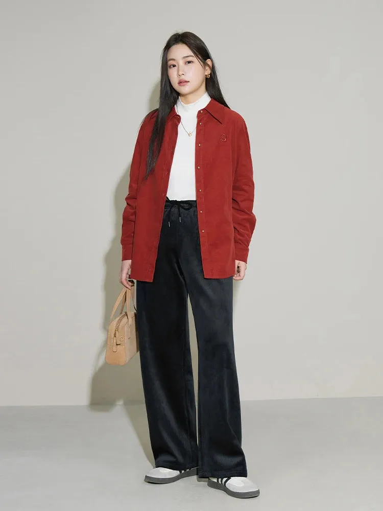Obsidian Phoenix Elegant Full-Length Women’s Trousers