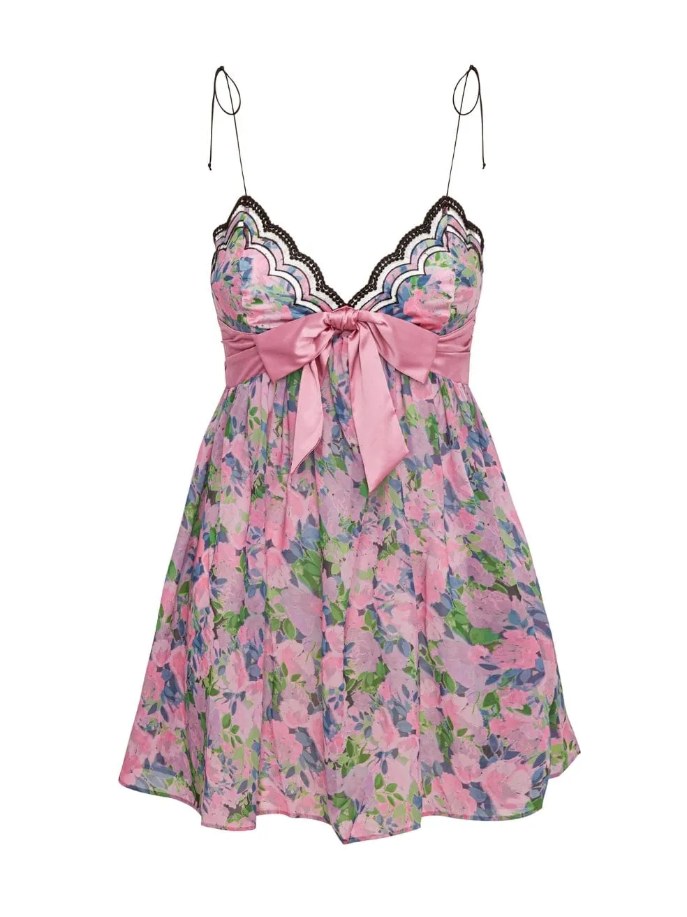 Odette Floral mini dress