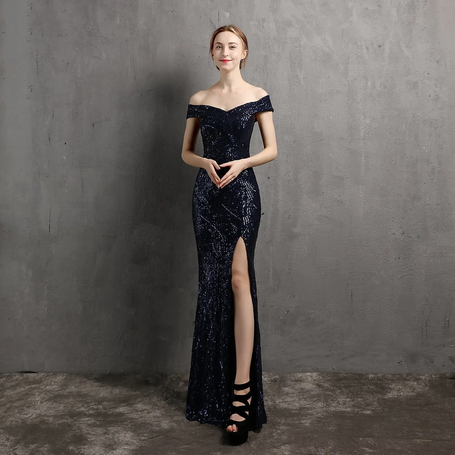 Olivia Formal Stylish Glitter Dress