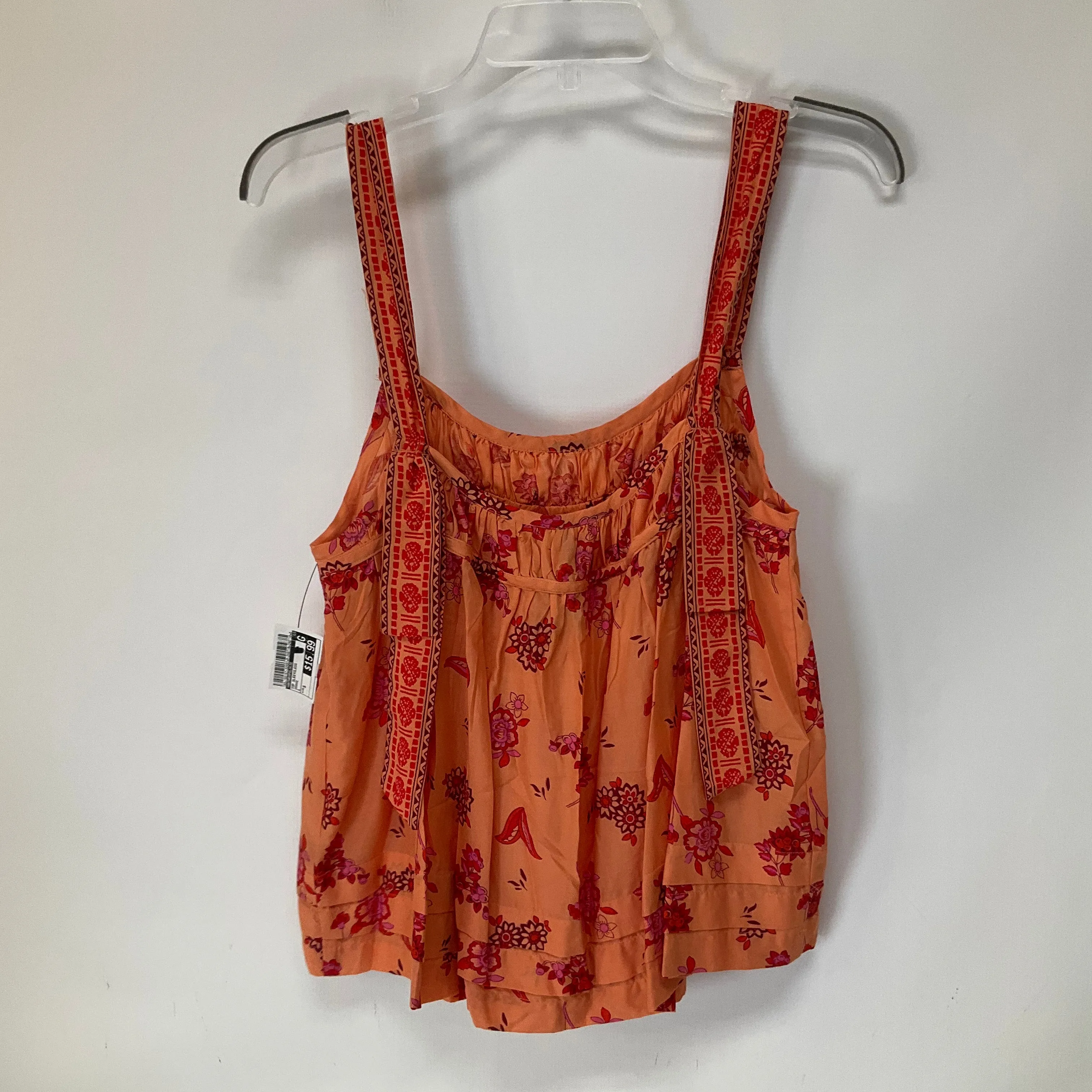 Orange Top Sleeveless Anthropologie, Size S