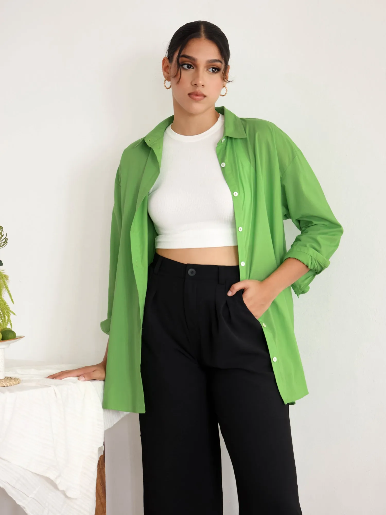Over Sized Button Down Shirt