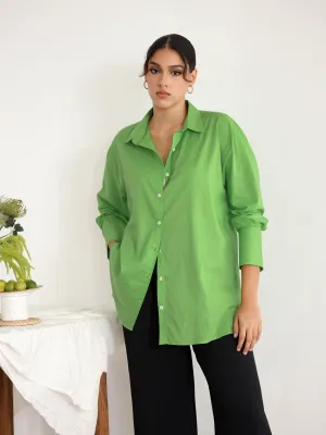 Over Sized Button Down Shirt