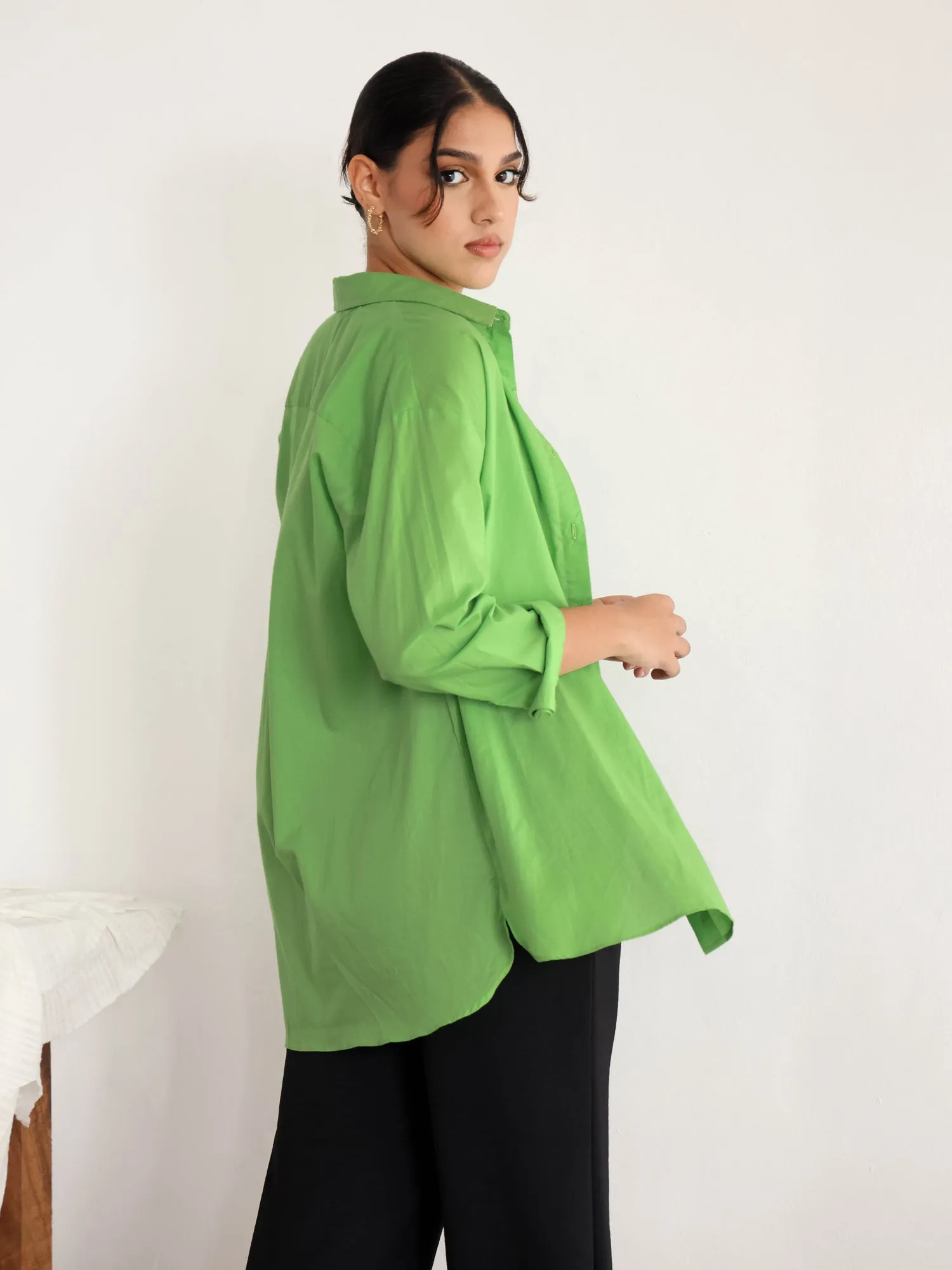 Over Sized Button Down Shirt