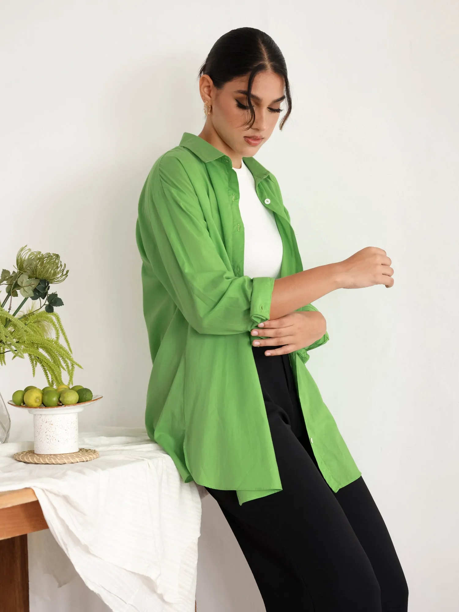 Over Sized Button Down Shirt