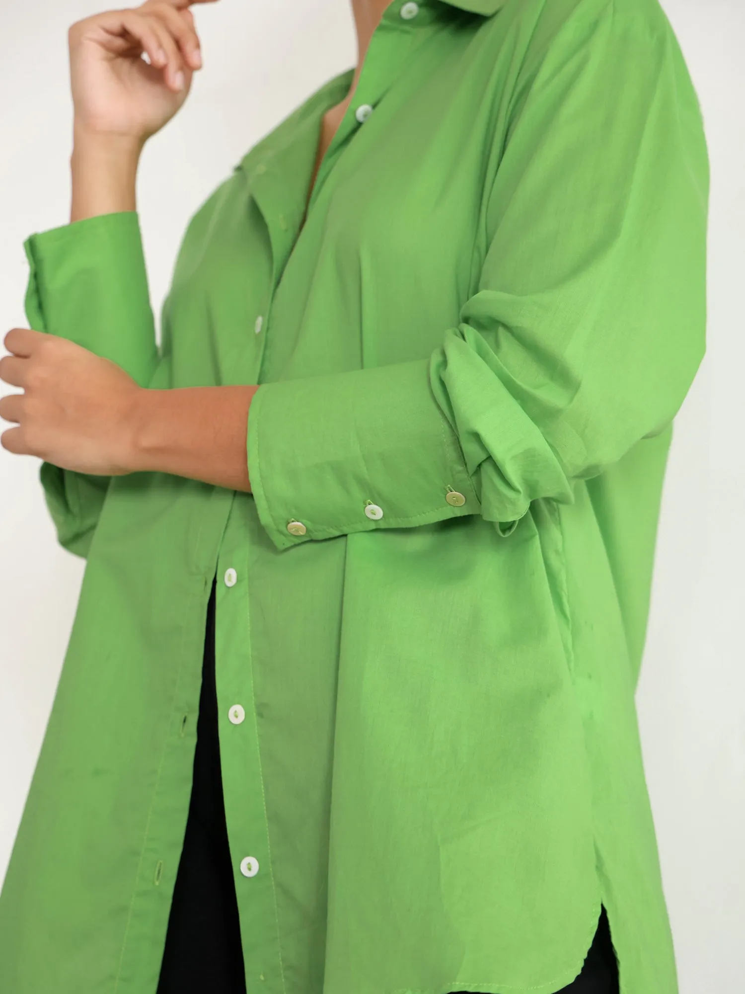 Over Sized Button Down Shirt