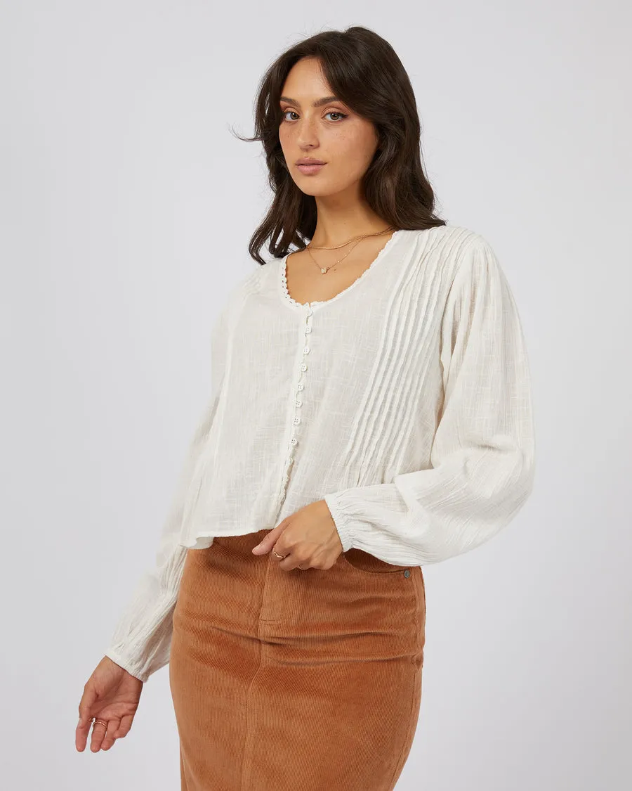 Paloma Shirt | Vintage White