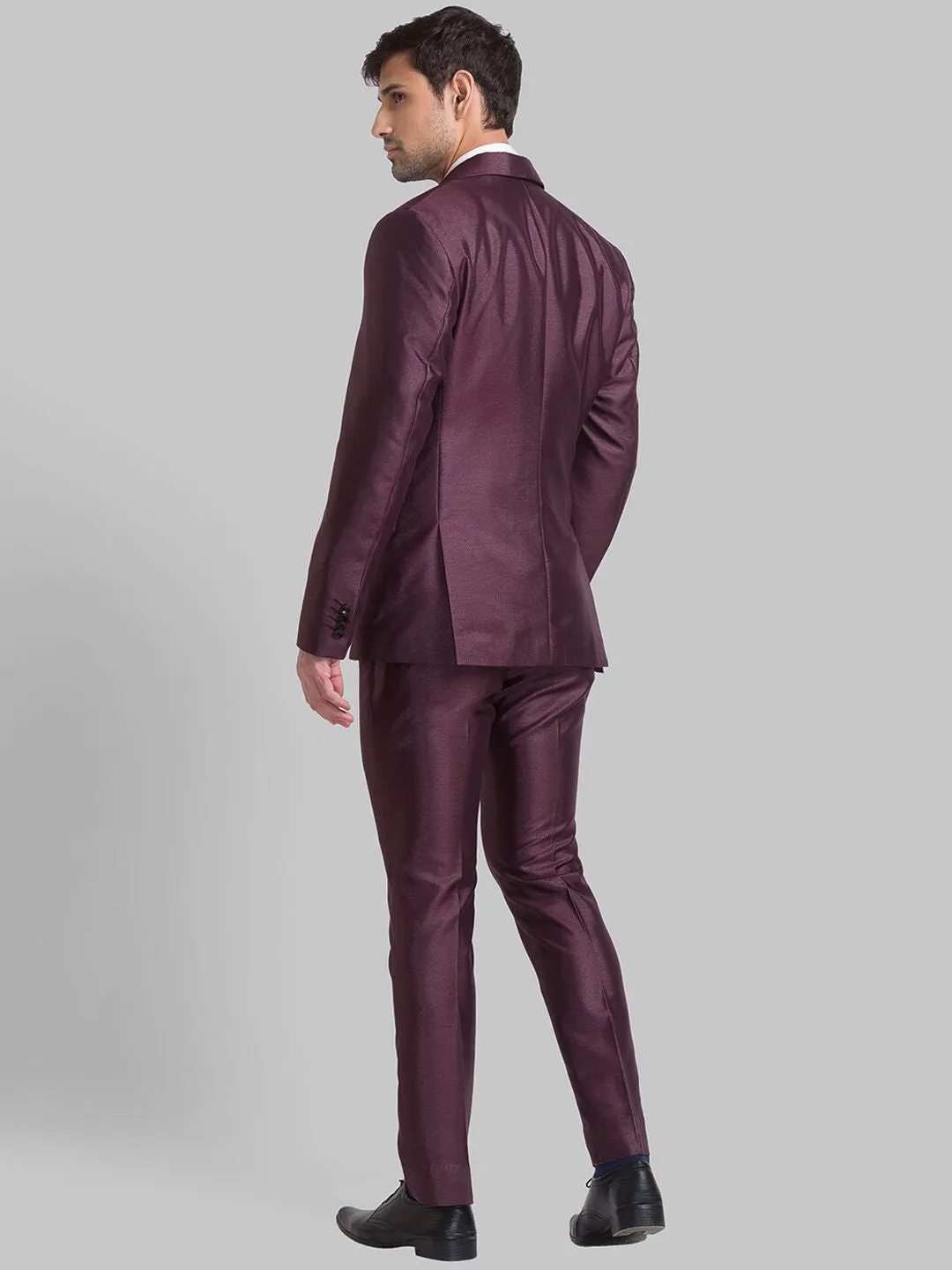 Park Avenue Men Super Slim-Fit Single-Breasted 3-Pc Party Suit