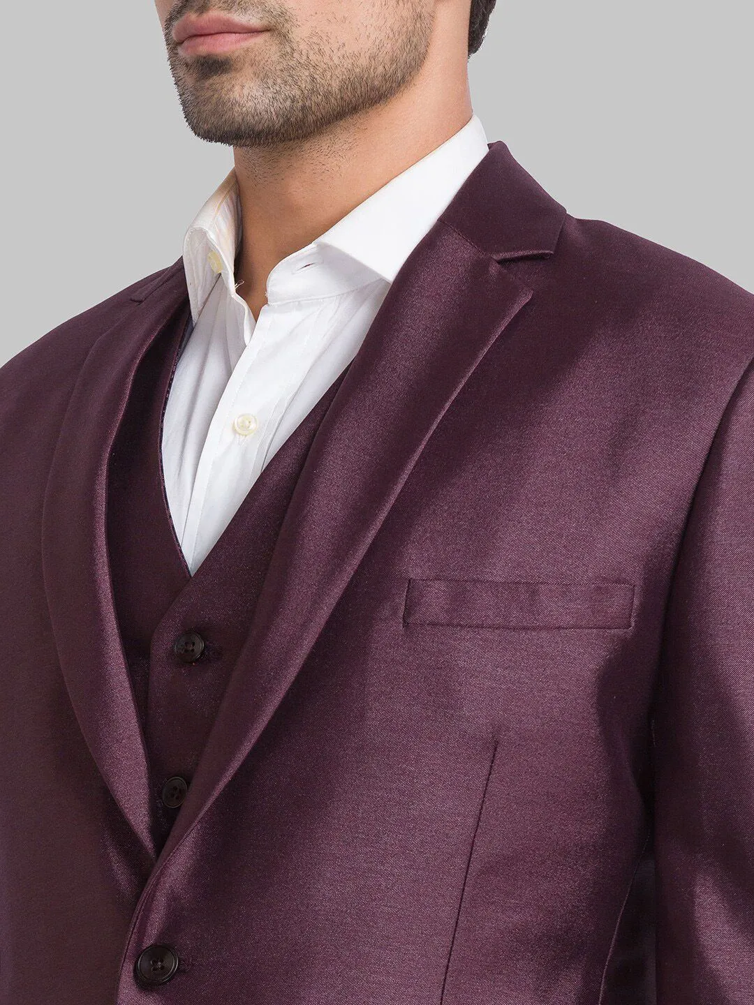 Park Avenue Men Super Slim-Fit Single-Breasted 3-Pc Party Suit