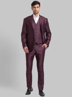 Park Avenue Men Super Slim-Fit Single-Breasted 3-Pc Party Suit