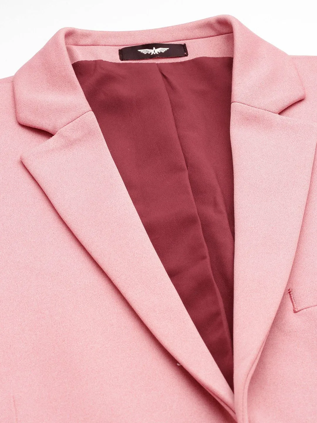 Park Avenue Self Design Single-Breasted Formal Blazers