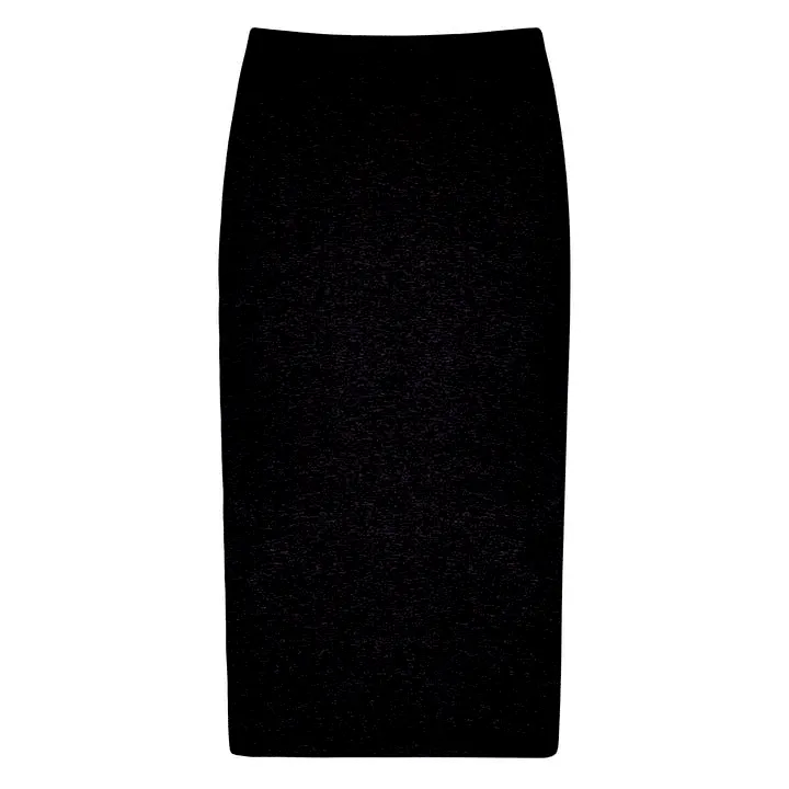 PB&J Outline Silhouette Midi Skirt - Black