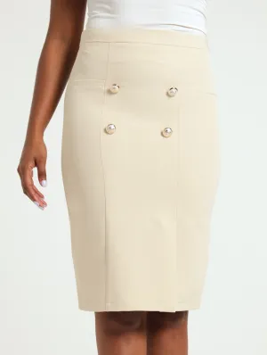Pencil Skirt - Cream