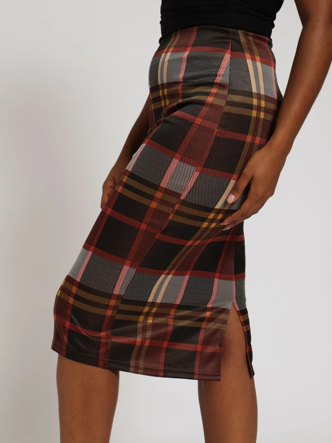 Pencil Skirt - Rust