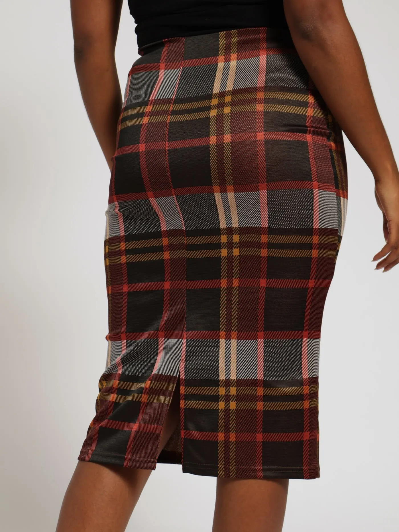Pencil Skirt - Rust