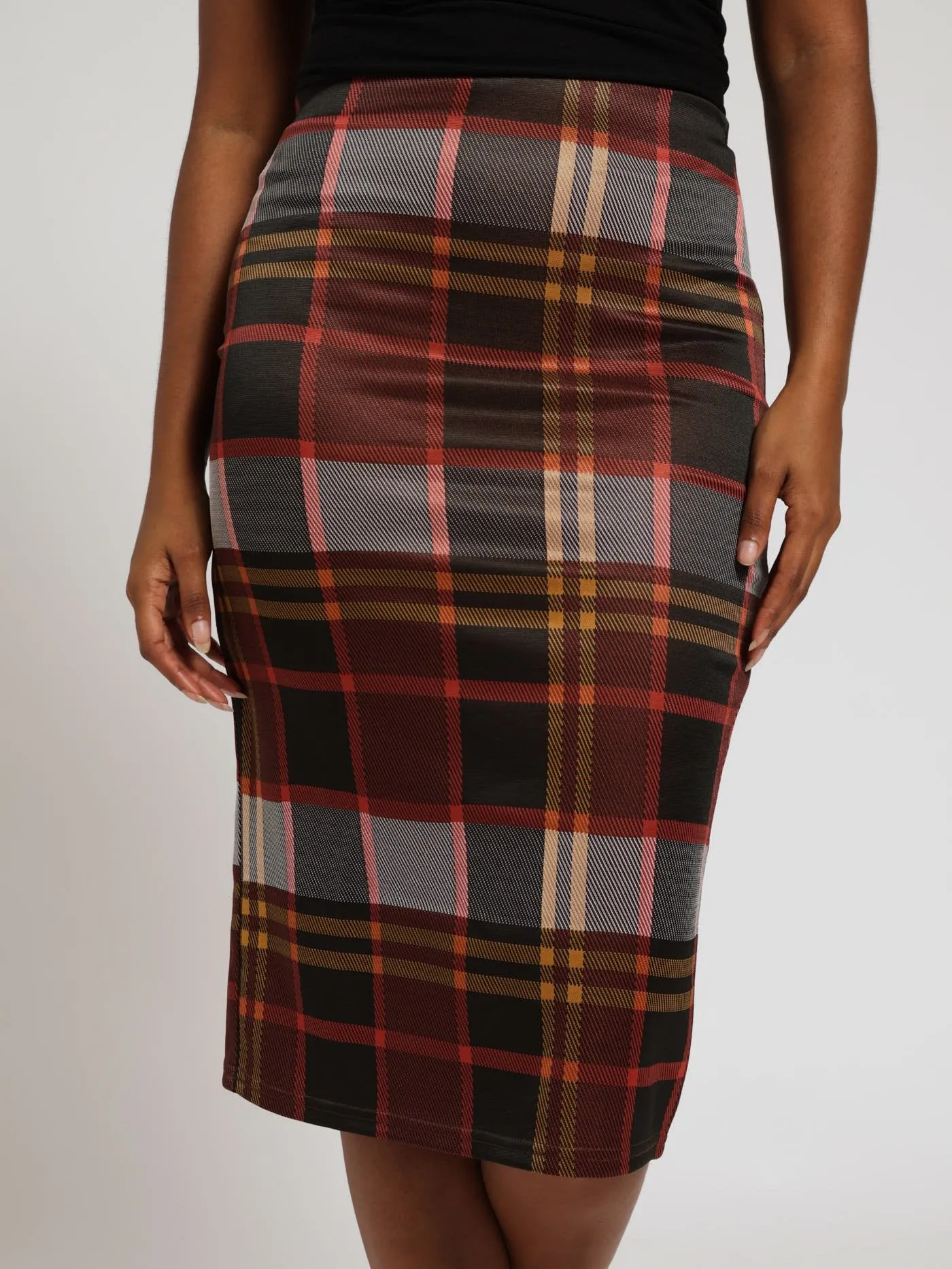Pencil Skirt - Rust