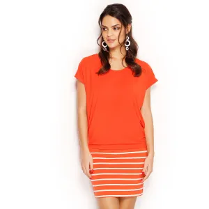 PENCIL SKIRT - SHORT - STRIPE
