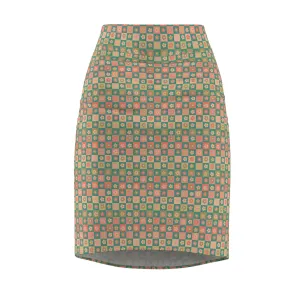 Petals Women's Pencil Skirt