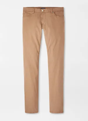Peter Millar Mens Tailored Fit Wayfare Five-Pocket Trouser - TAWNY