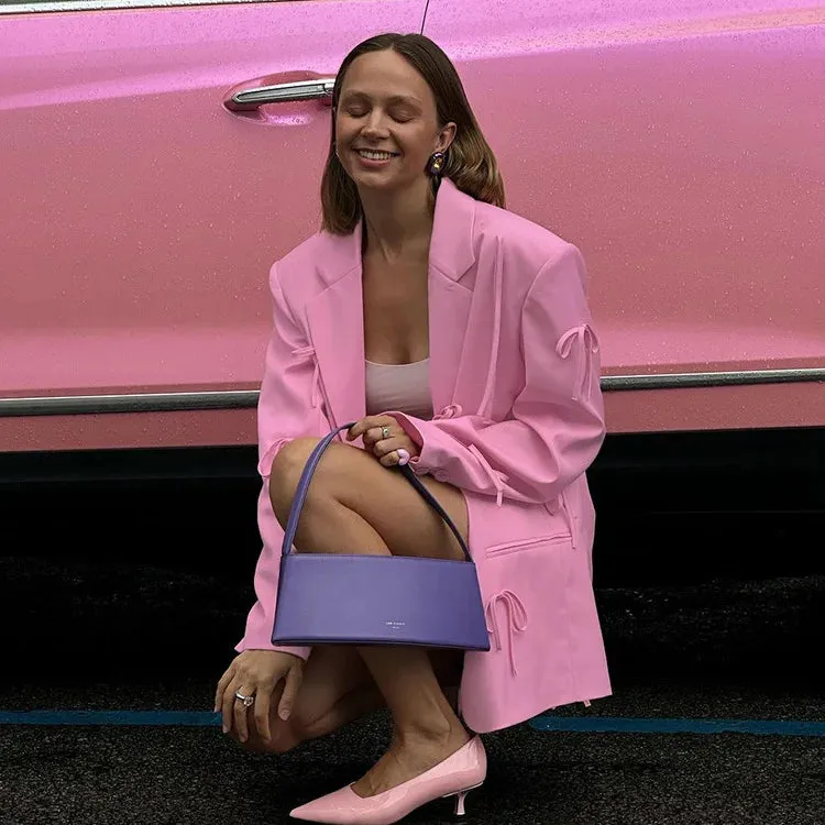 Pink Bow Blazer