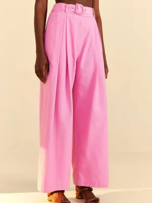 Pink Tailored Pants