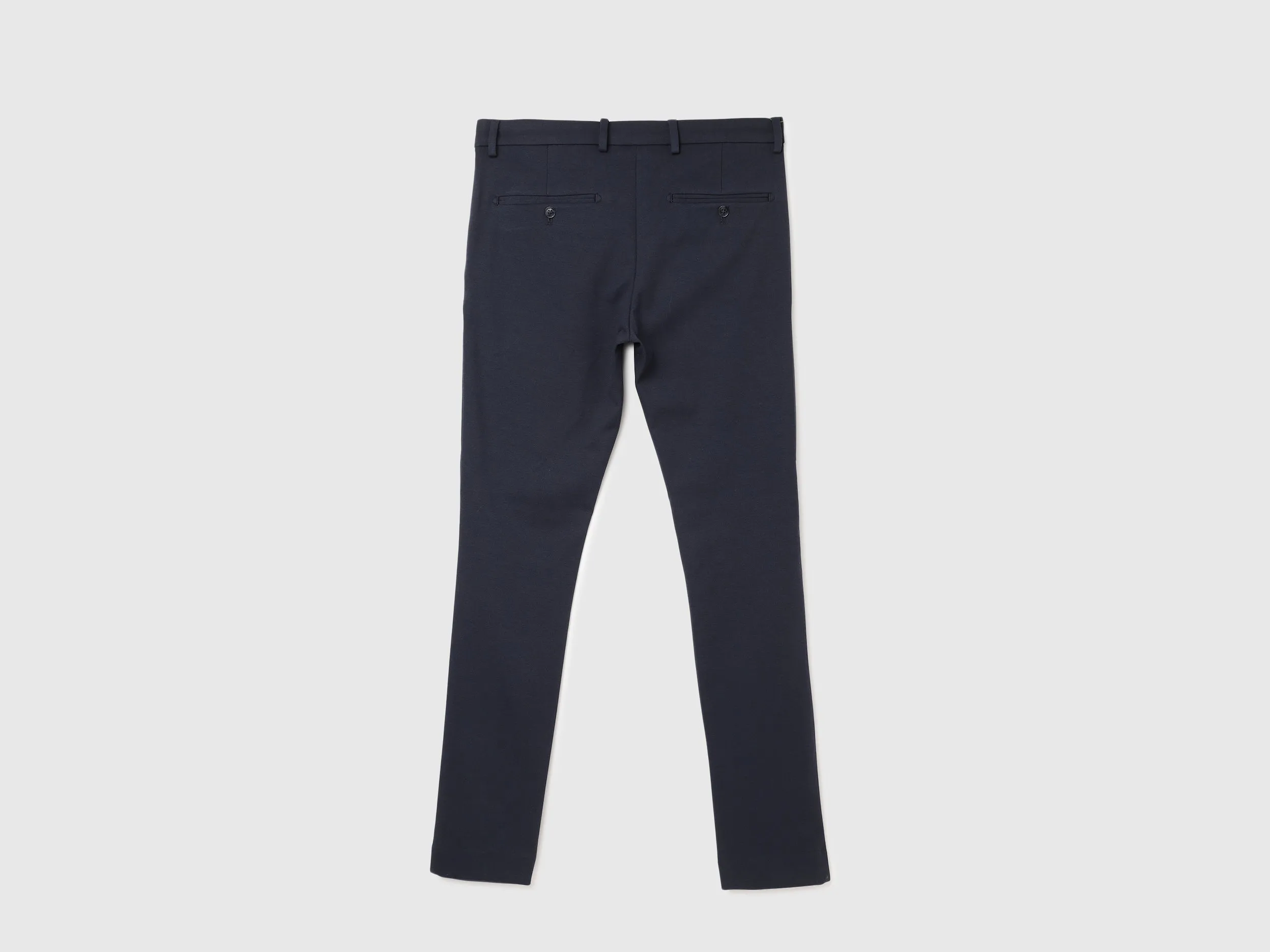 Plain Slim Fit Trousers