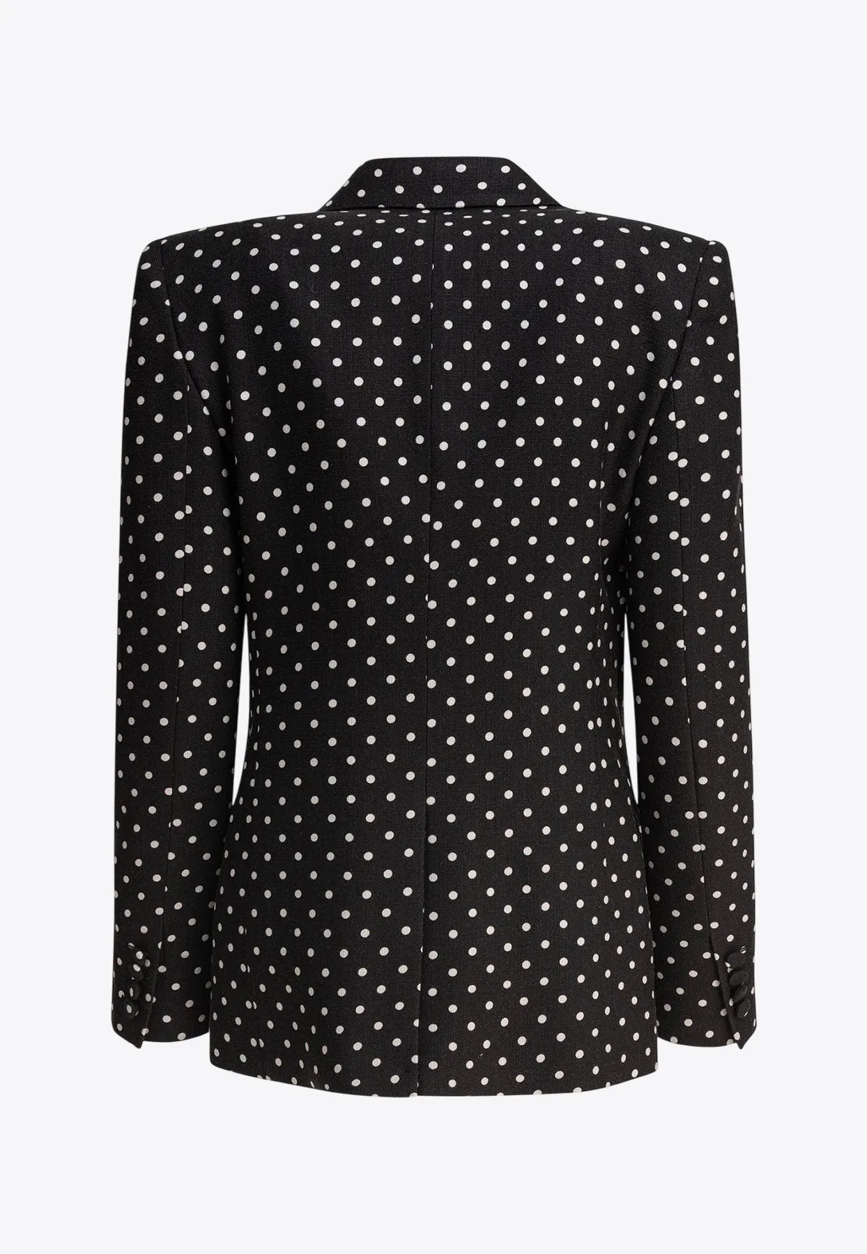 Polka-Dot Bow-Applique Blazer