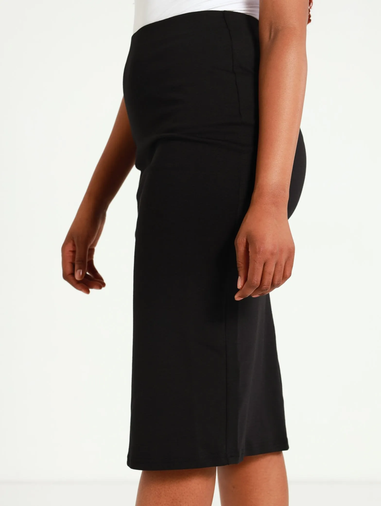Ponti Pencil Skirt - Black