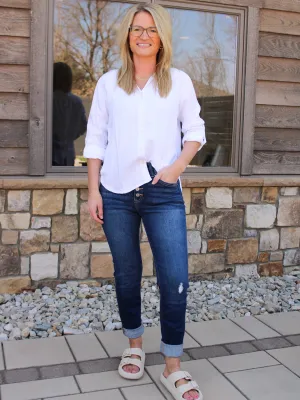 PRESLEY BUTTON DOWN TOP