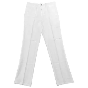 Prestige White Linen Dress Pants