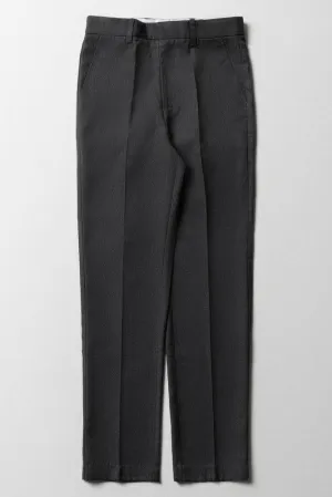 Primary School Boys Slim Fit Pants Grey