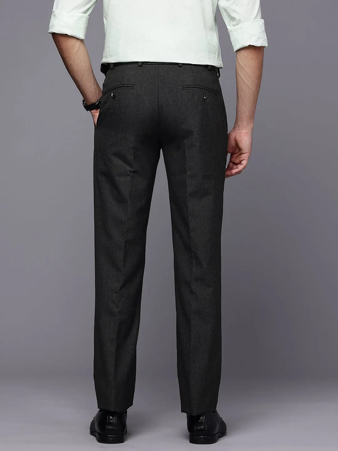 Raymond Men Slim Fit Formal Trousers