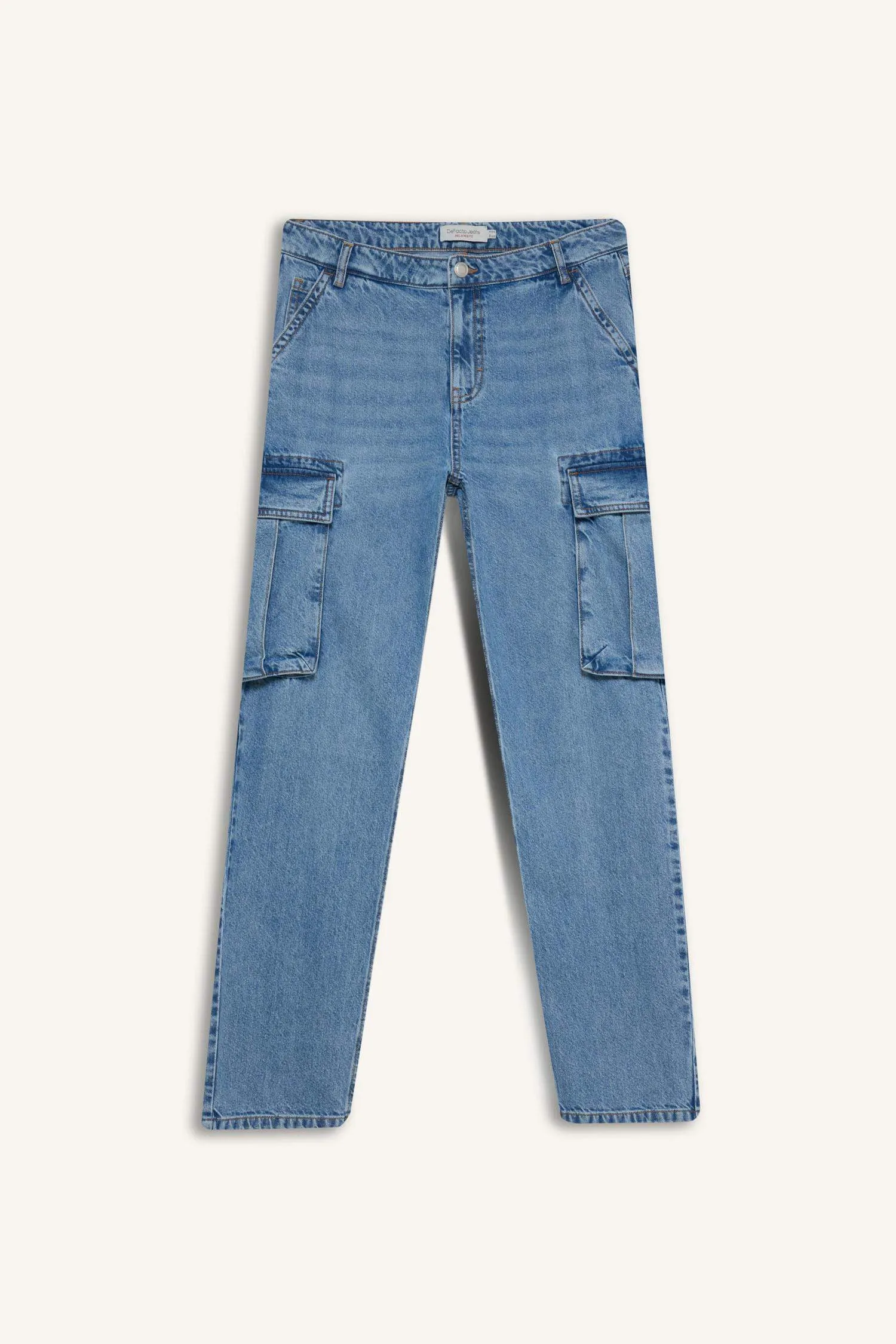 Relax Fit Wide Leg Jeans