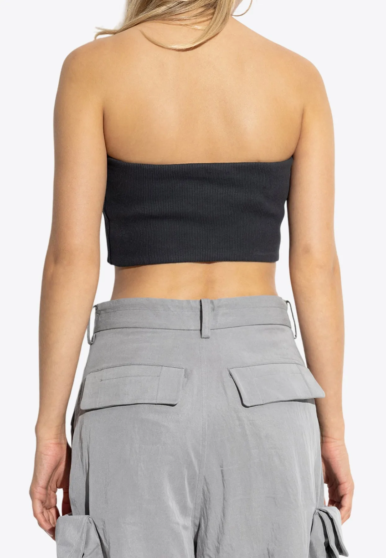 Ribbed Strapless Tube Top
