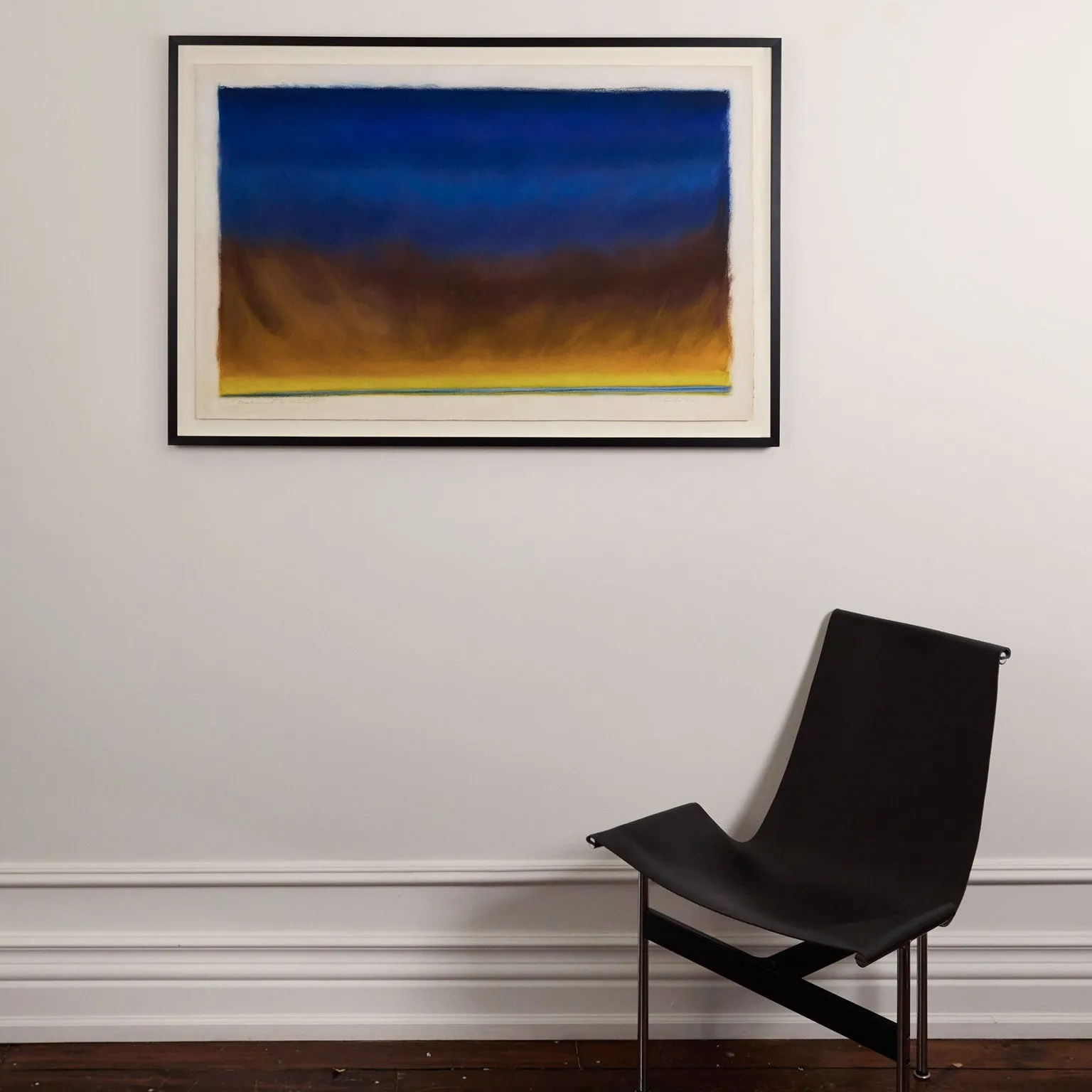 RITA LETENDRE "BRAHMS AND THE TWILIGHT" PASTEL, 1982