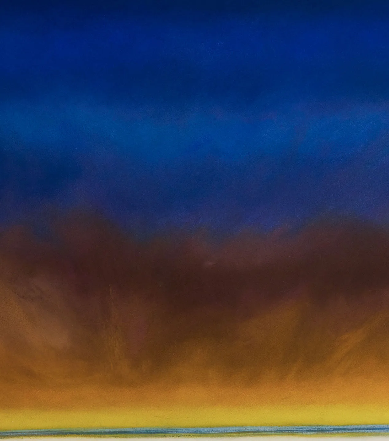 RITA LETENDRE "BRAHMS AND THE TWILIGHT" PASTEL, 1982