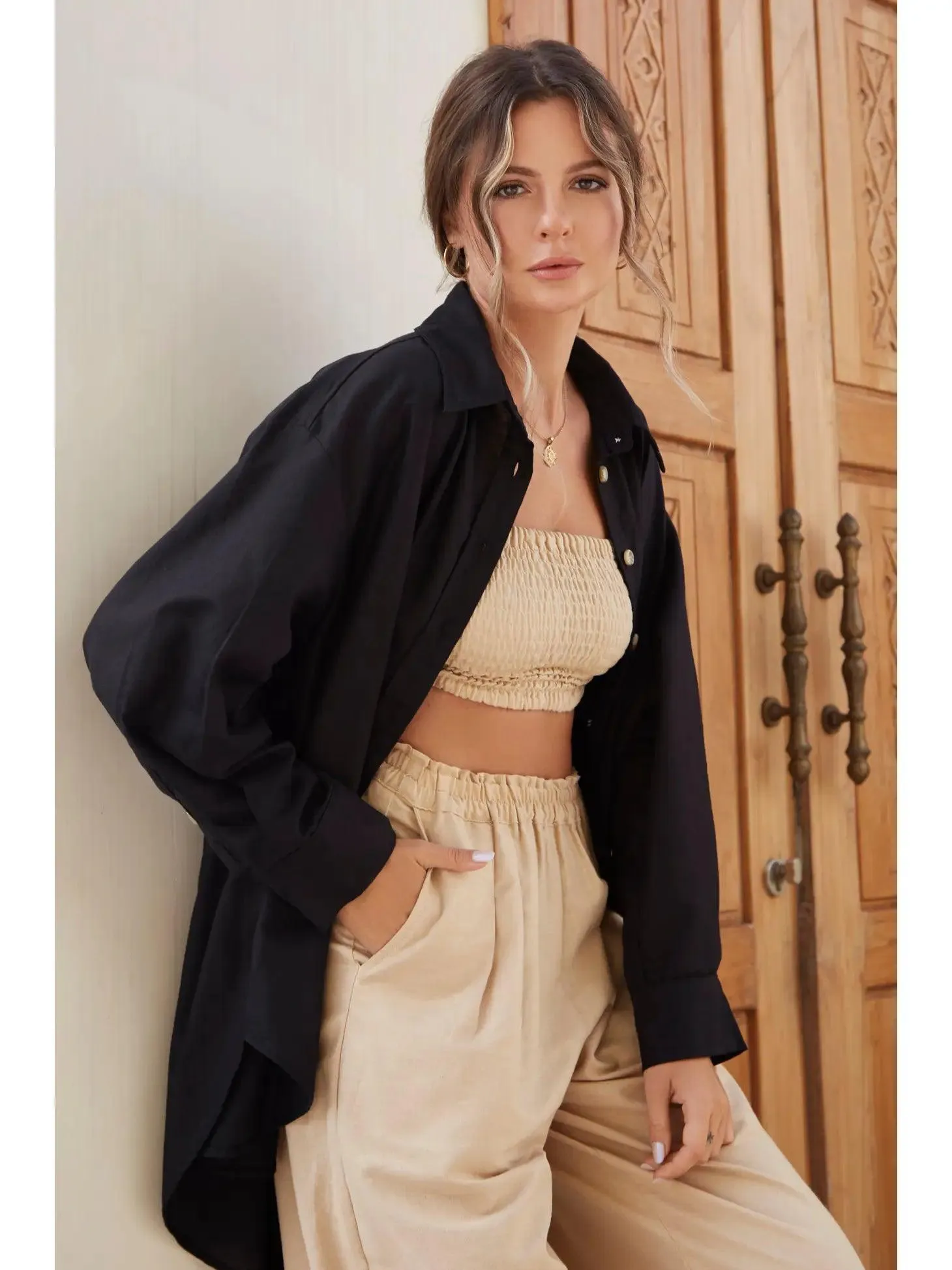 Romania Oversized Linen Shirt