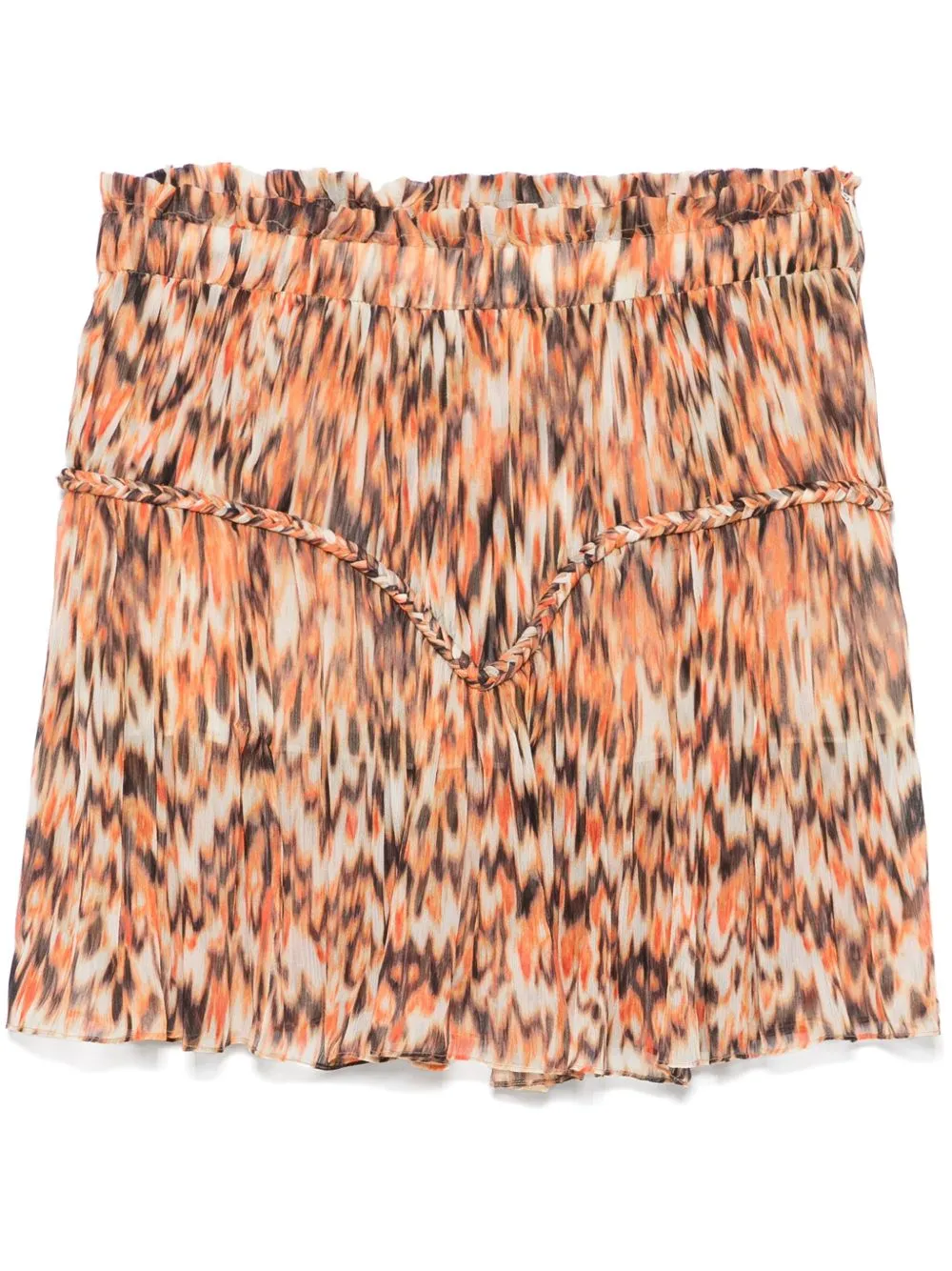Roumi printed cotton skirt