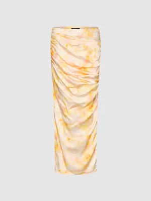Ruched Straight Skirts